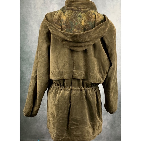 VINTAGE , 80’S BROWN SUEDE COAT , SIZE 8 - Picture 2 of 10